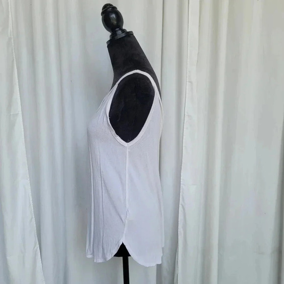 WE THE FREE Womens White Low Back Sleeveless Scoop Neck Casual Top Regular XS - Picture 7 of 9